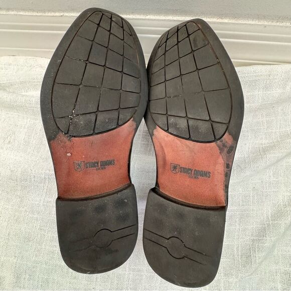 Stacy Adams Cassidy Mens Moc-Toe Slip-On Leather Dress Shoes - Picture 10 of 13